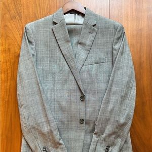 Banana Republic Mens Tailored Slim Fit Suit 40R